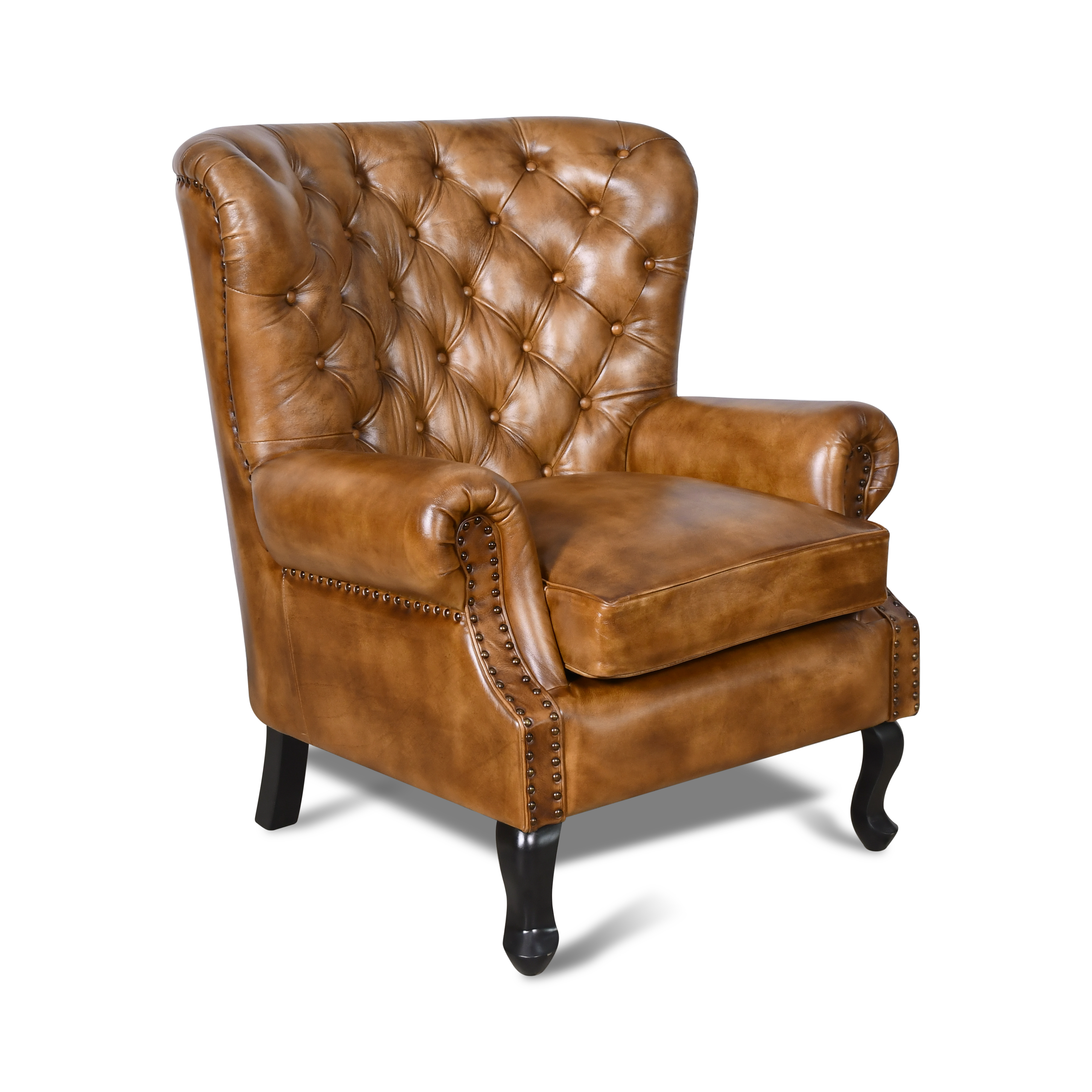 Genuine Leather Arm Chair
