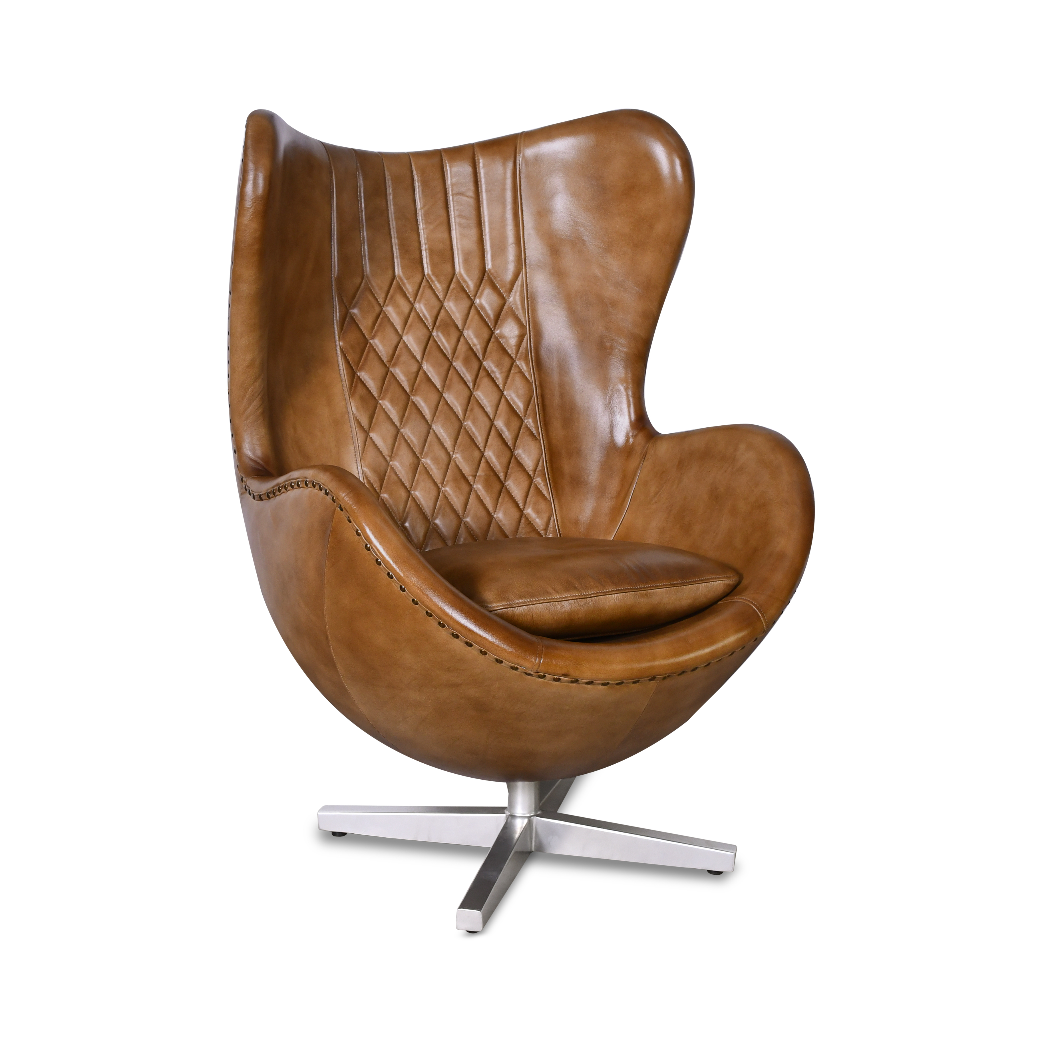 Genuine Leather Arm Chair