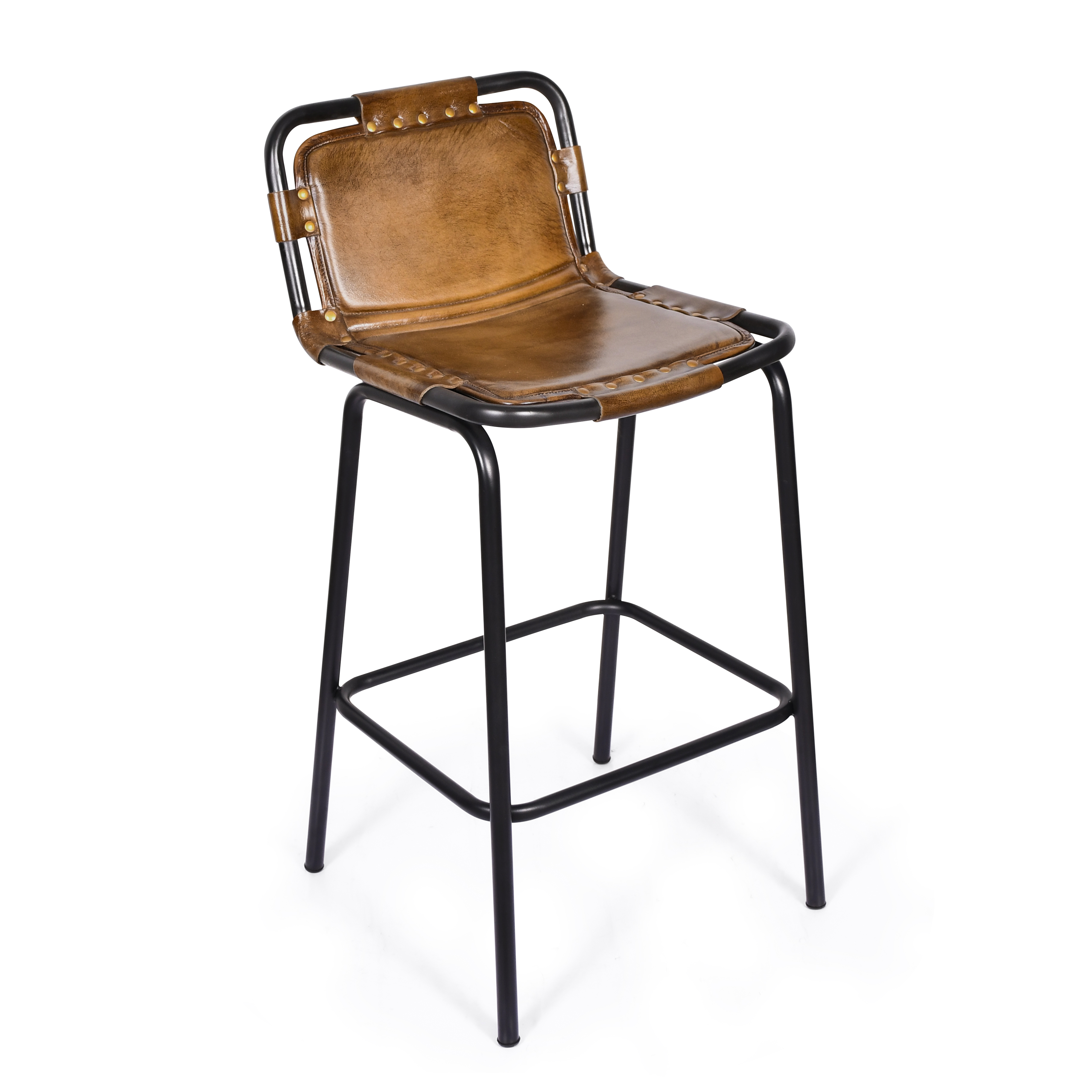 Genuine Leather Bar Stool