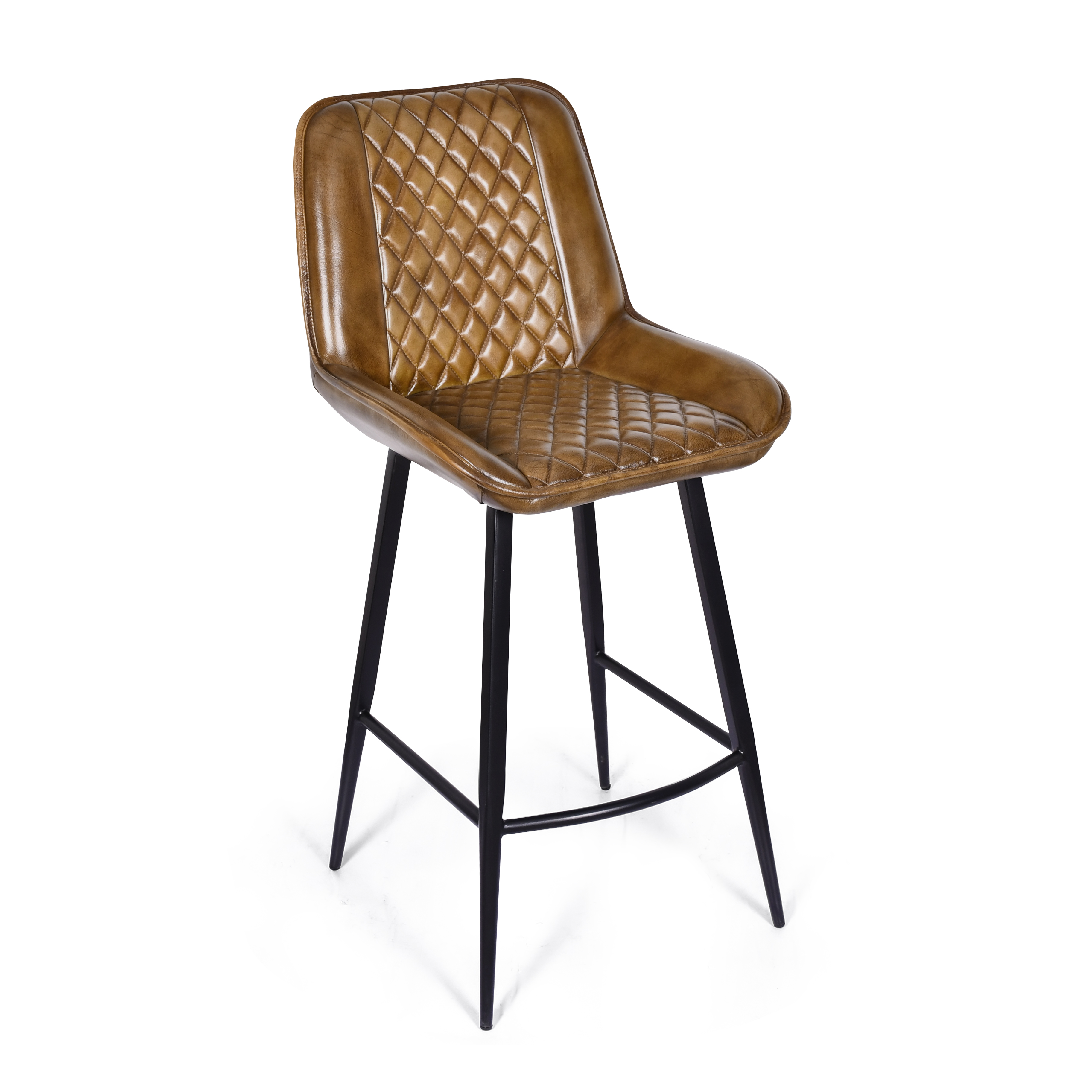 Genuine Leather Bar Stool
