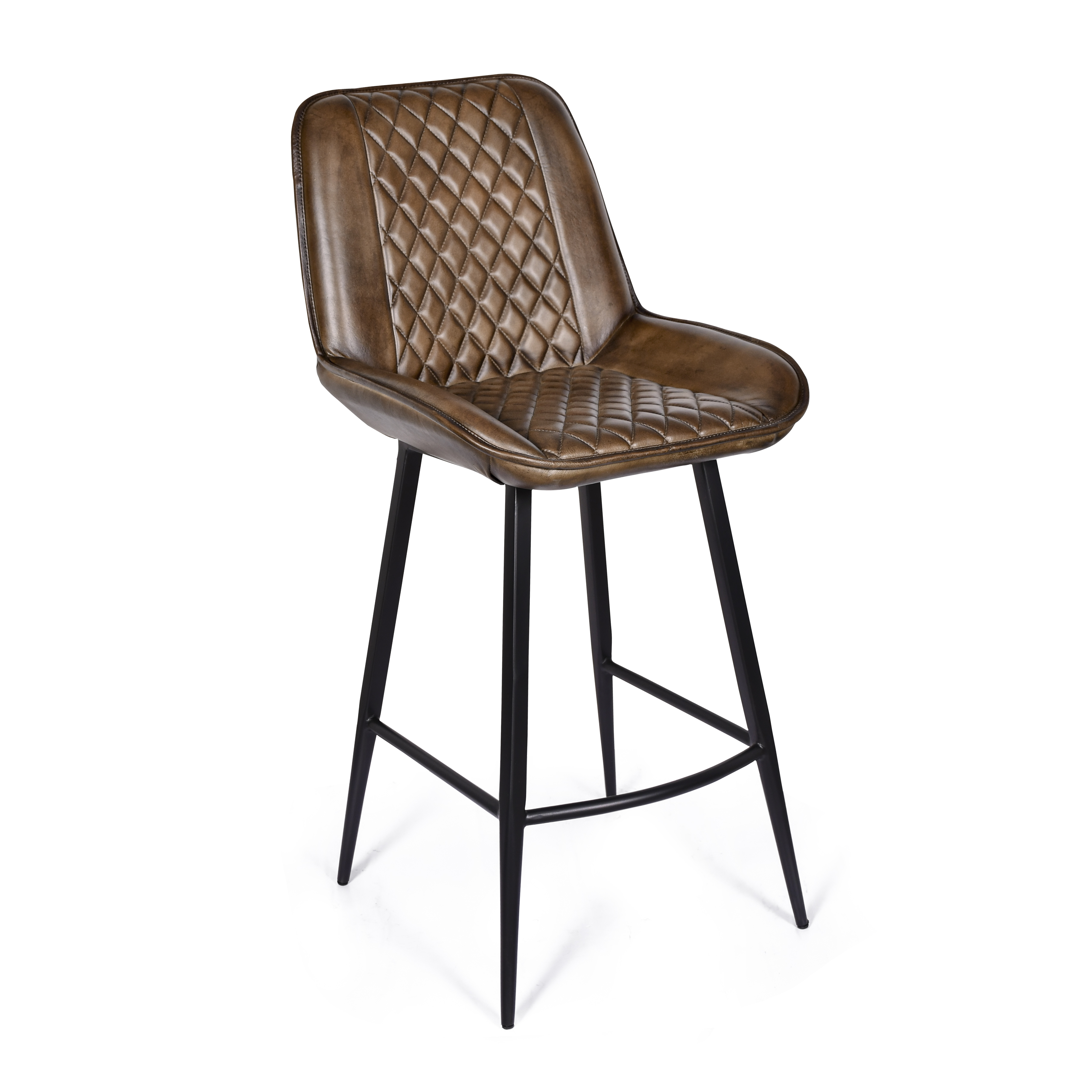 Genuine Leather Bar Stool