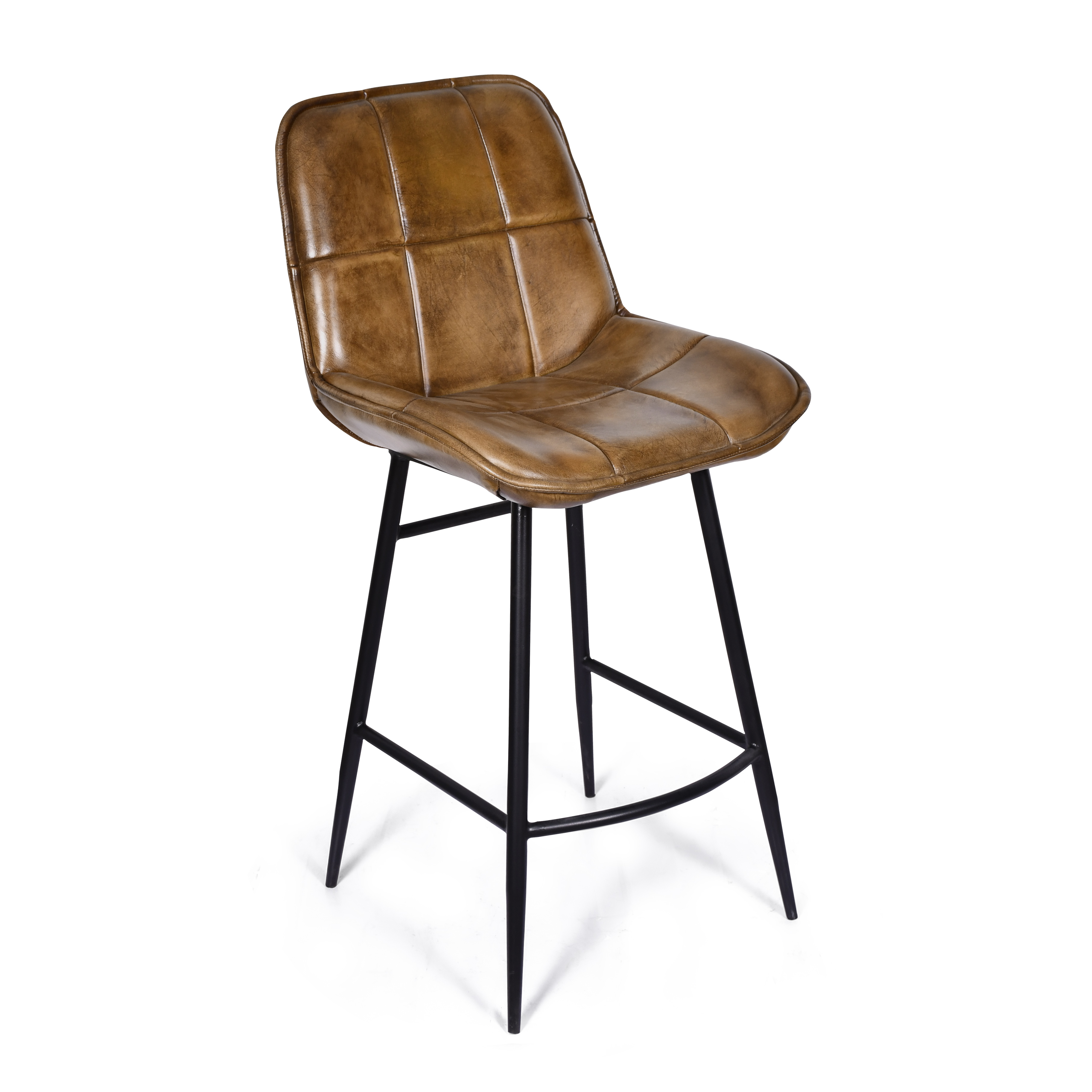 Genuine Leather Bar Stool