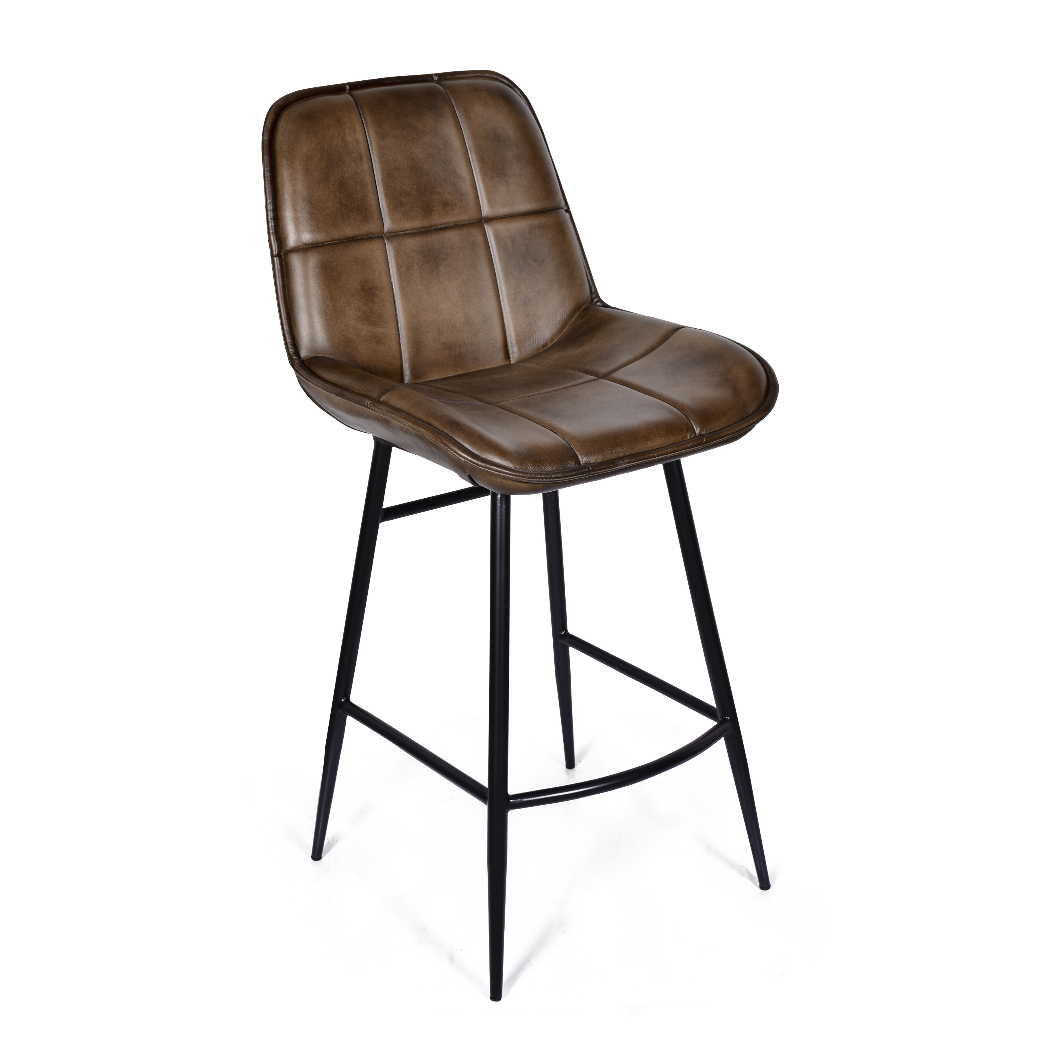 Genuine Leather Bar Stool